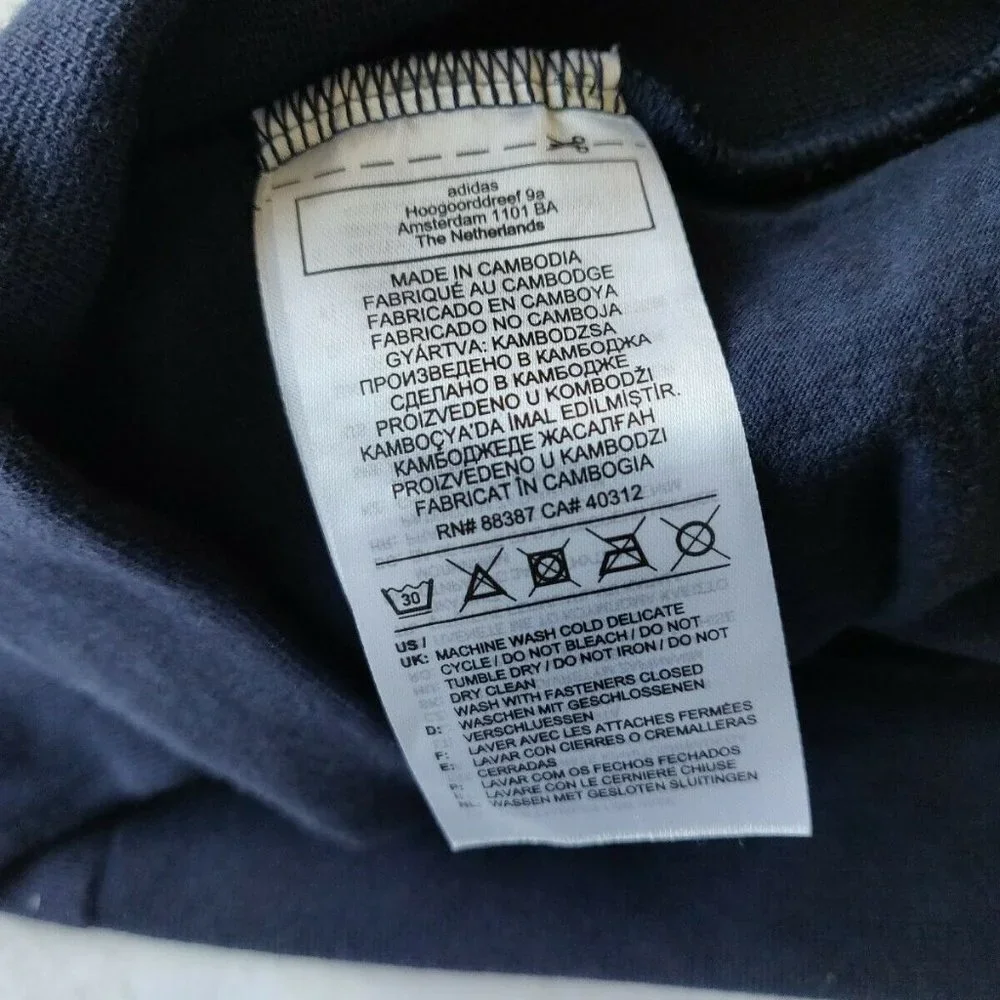 adidas active‎ pants blue navy men size L